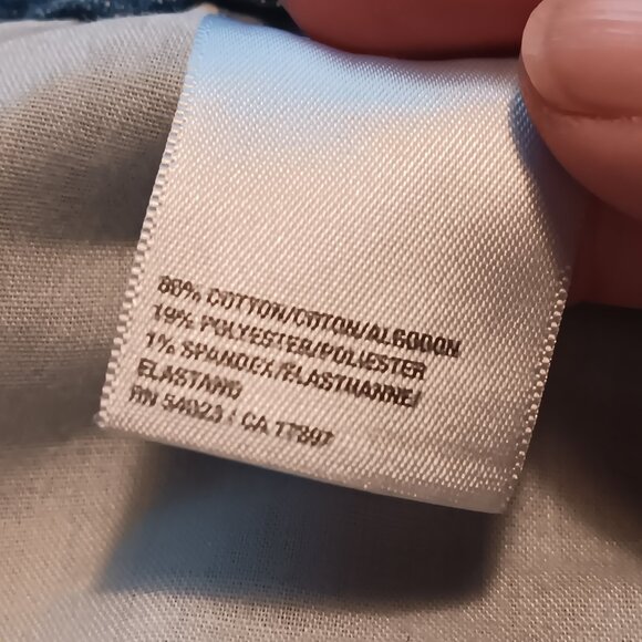 Old Navy women's plus size lot of 2 cropped capri ankle blue denim jeans sz 24 - Picture 12 of 15